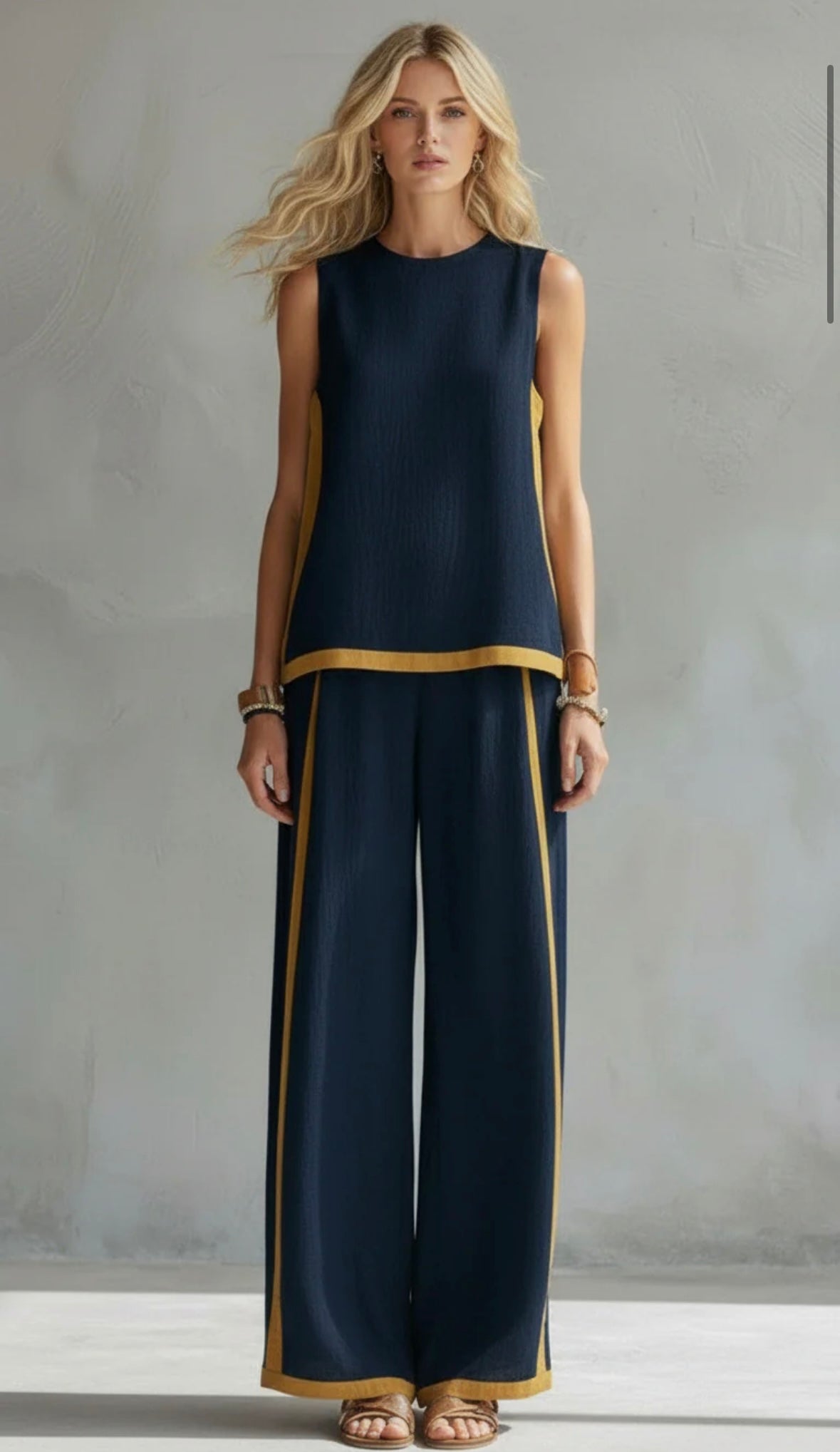Apolline™ Wide-Leg Two-Piece Set