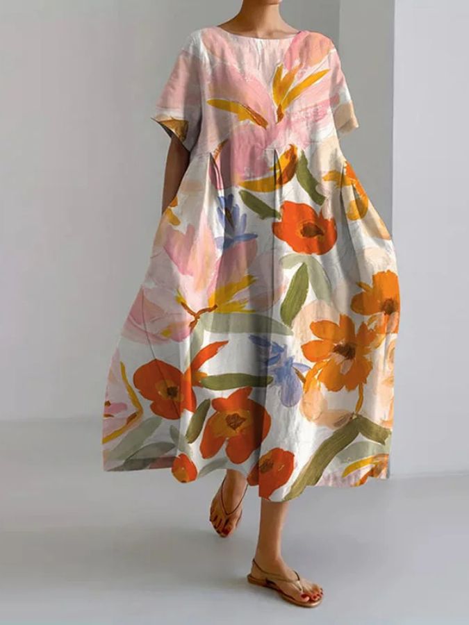 Edith™ Floral A-Line Dress