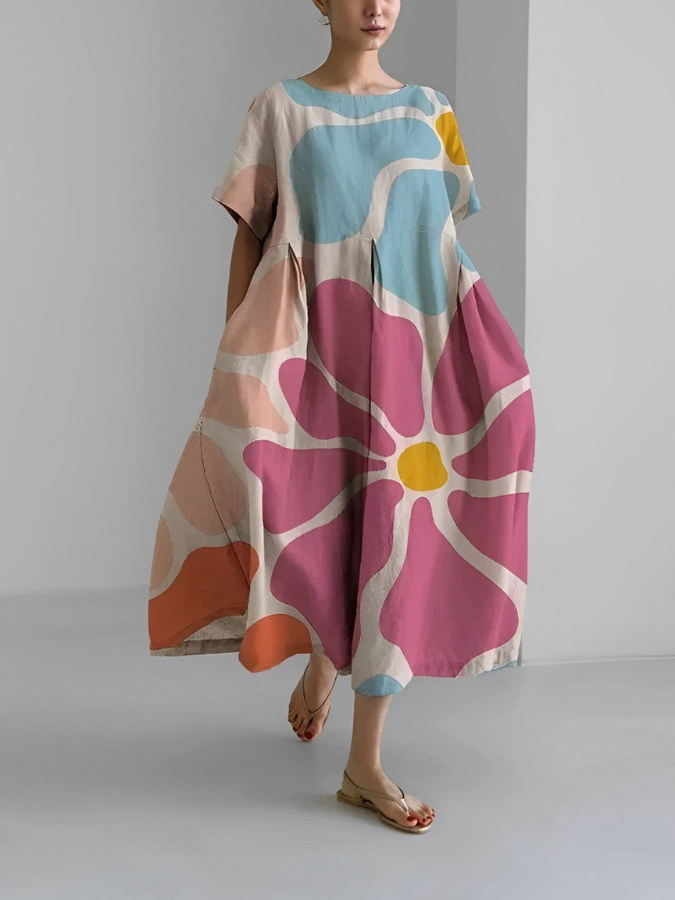 Edith™ Floral A-Line Dress