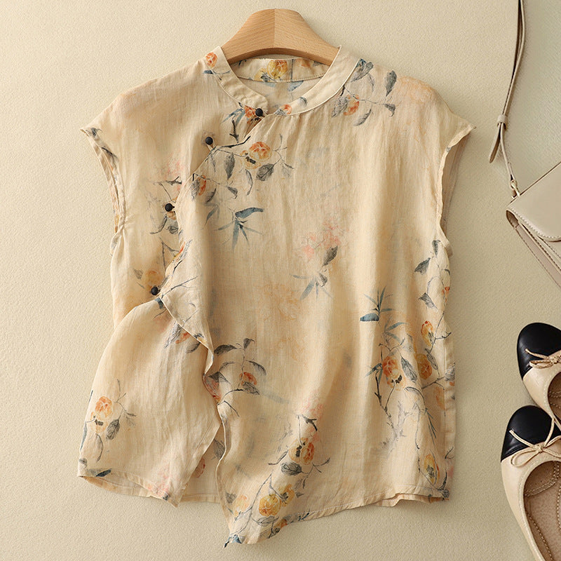 Juniper™ Floral Linen Top