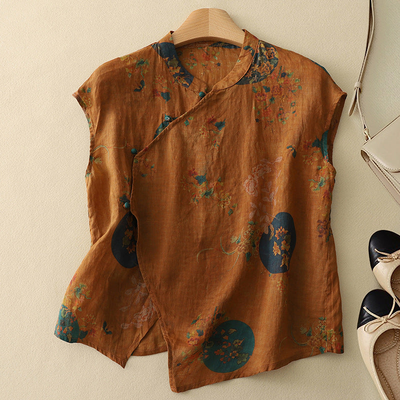 Juniper™ Floral Linen Top