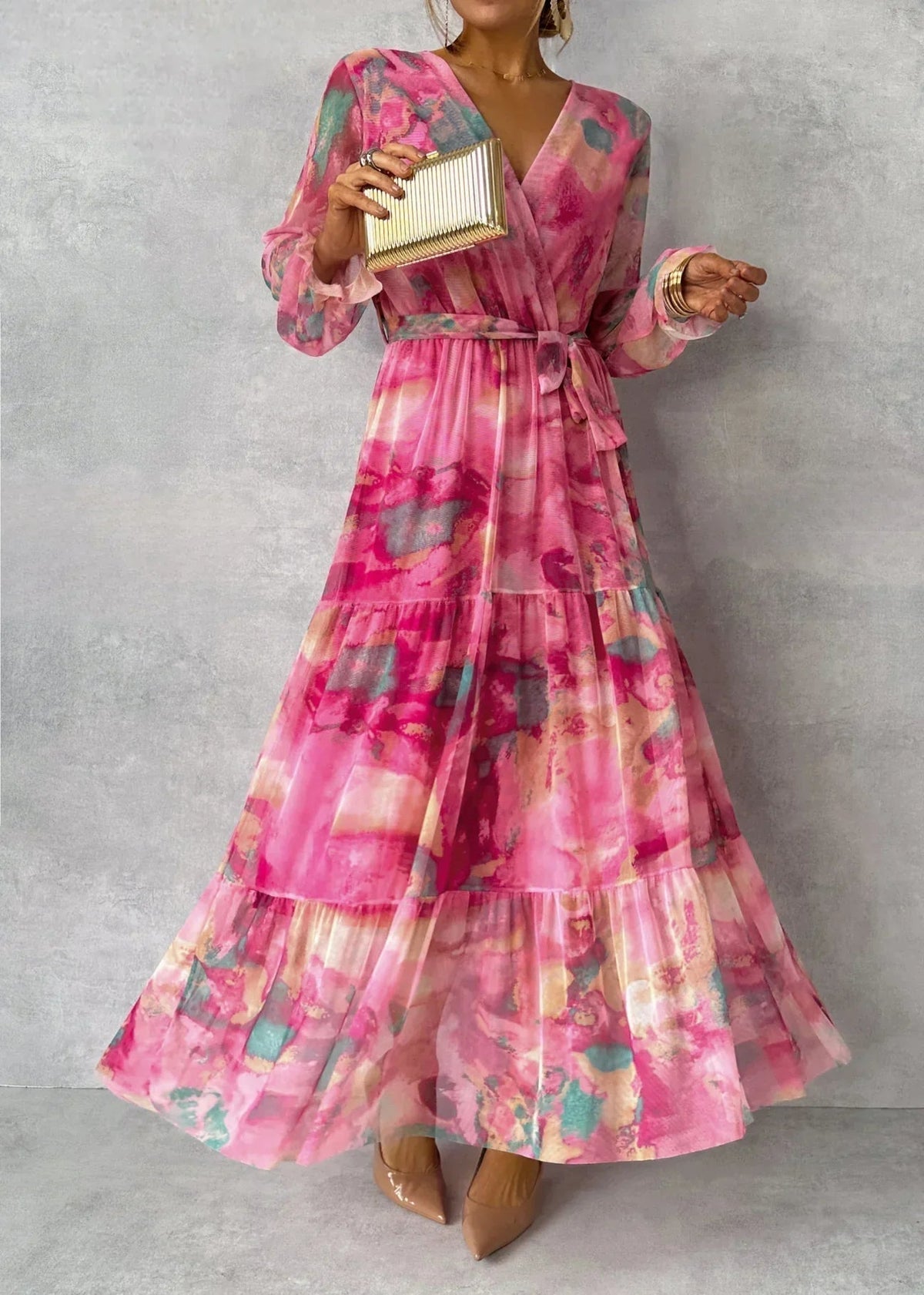 Bess™ Floral Wrap Dress