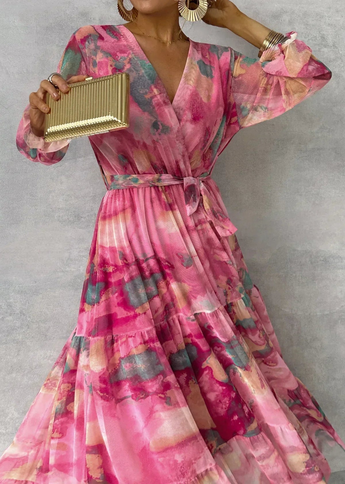 Bess™ Floral Wrap Dress