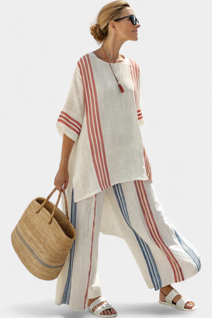Araminta™ Striped Two-Piece Set
