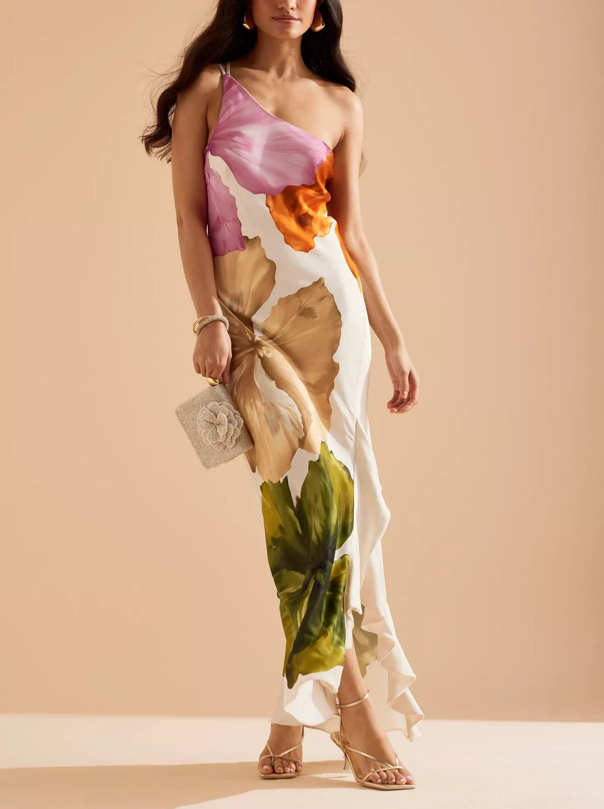 Amanda™ Multicoloured Floral Maxi Dress