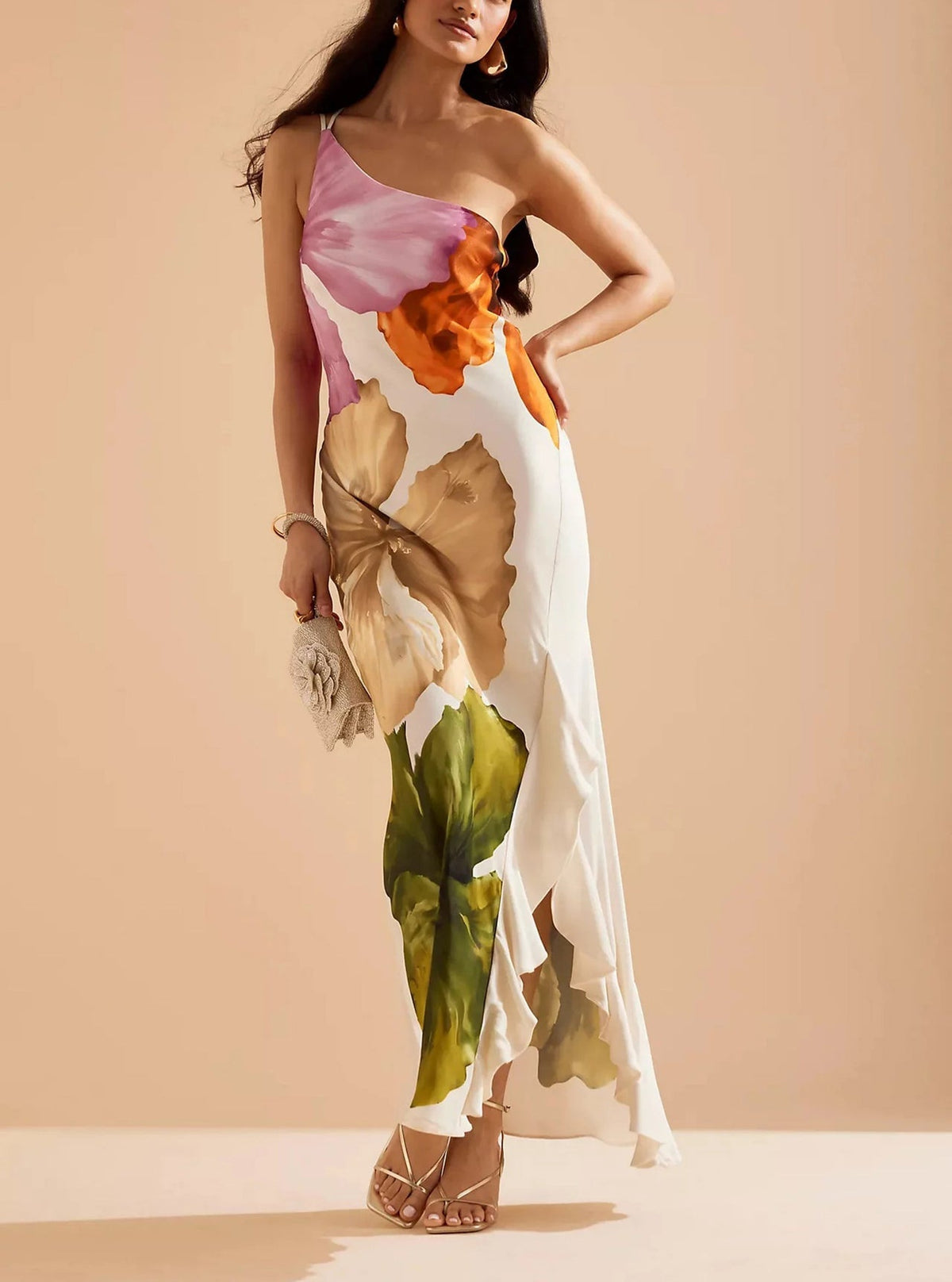 Amanda™ Multicoloured Floral Maxi Dress