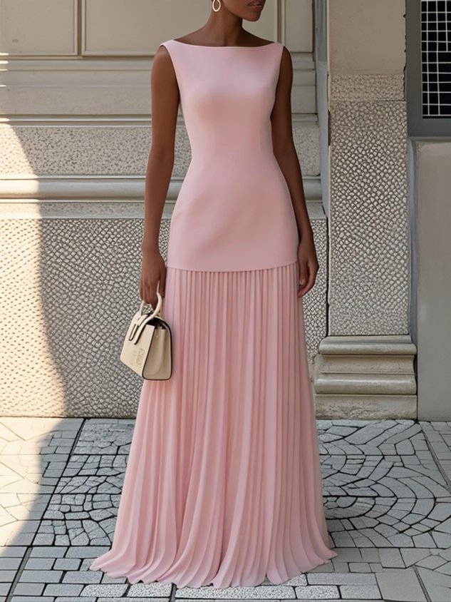 Alwyn™ Pleated Maxi Dress