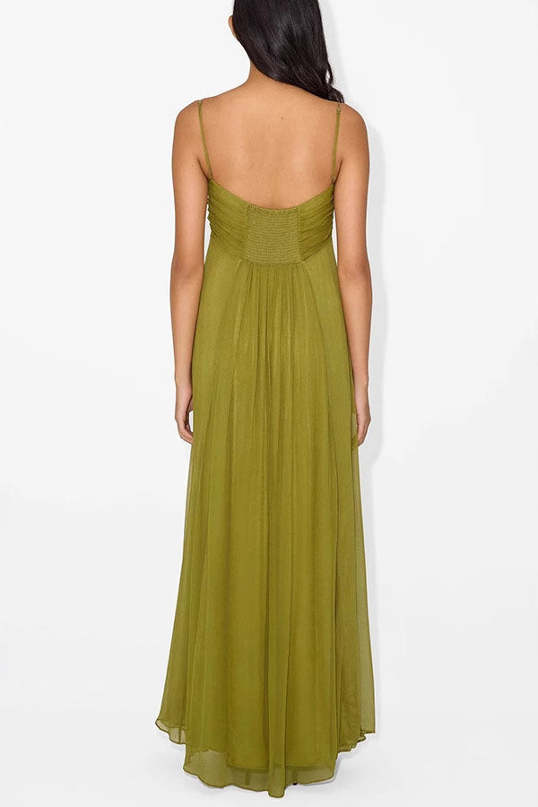 Columbine™ Green Guest Dress