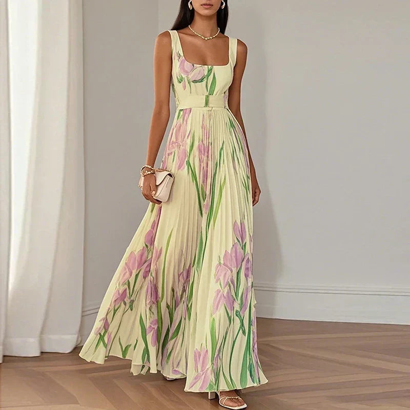 Alfreda™ Floral A-Line Maxi Dress