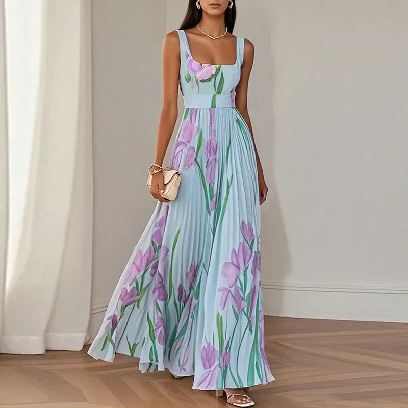 Alfreda™ Floral A-Line Maxi Dress
