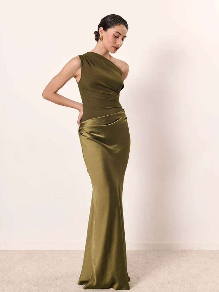 Carmel™ Satin Maxi Dress