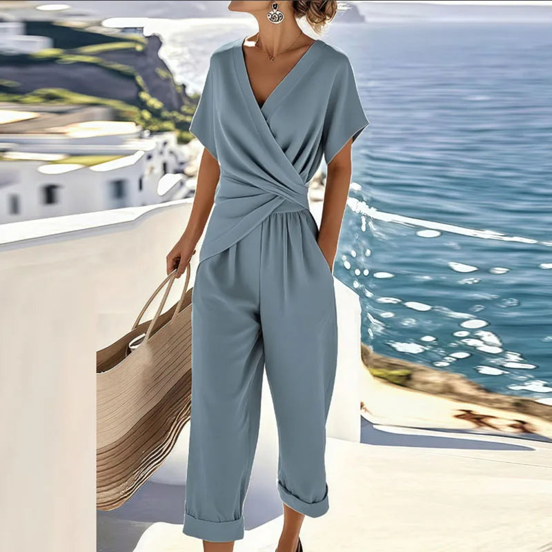 Ardelia™ Wrap-Front Two-Piece Set