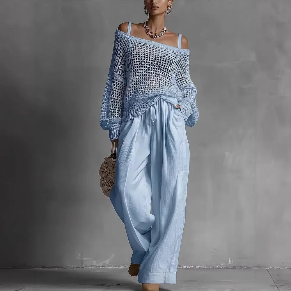 Alfhild™ Off-Shoulder Two-Piece Set