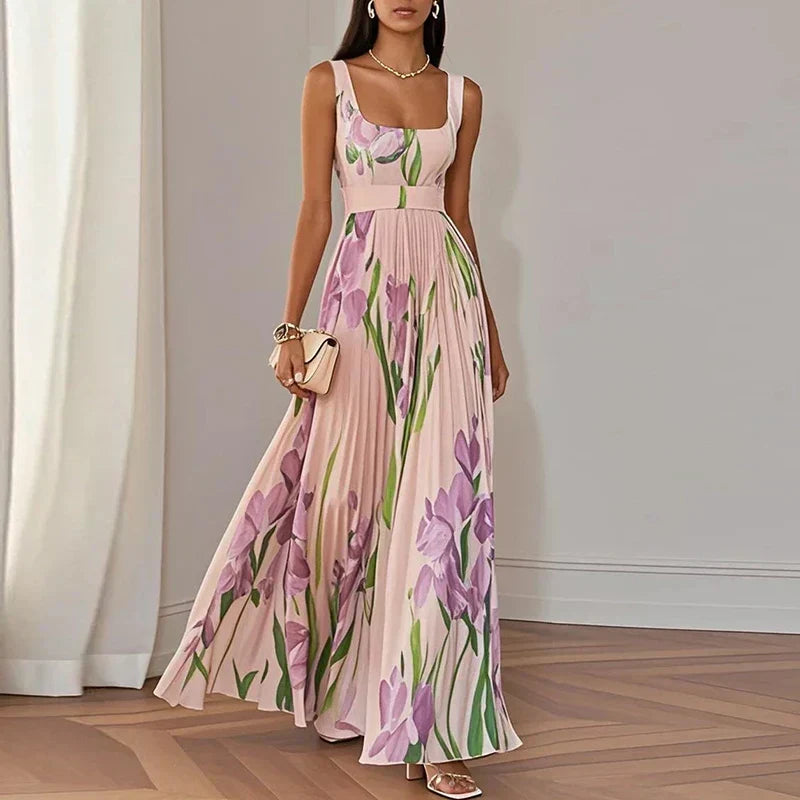 Alfreda™ Floral A-Line Maxi Dress