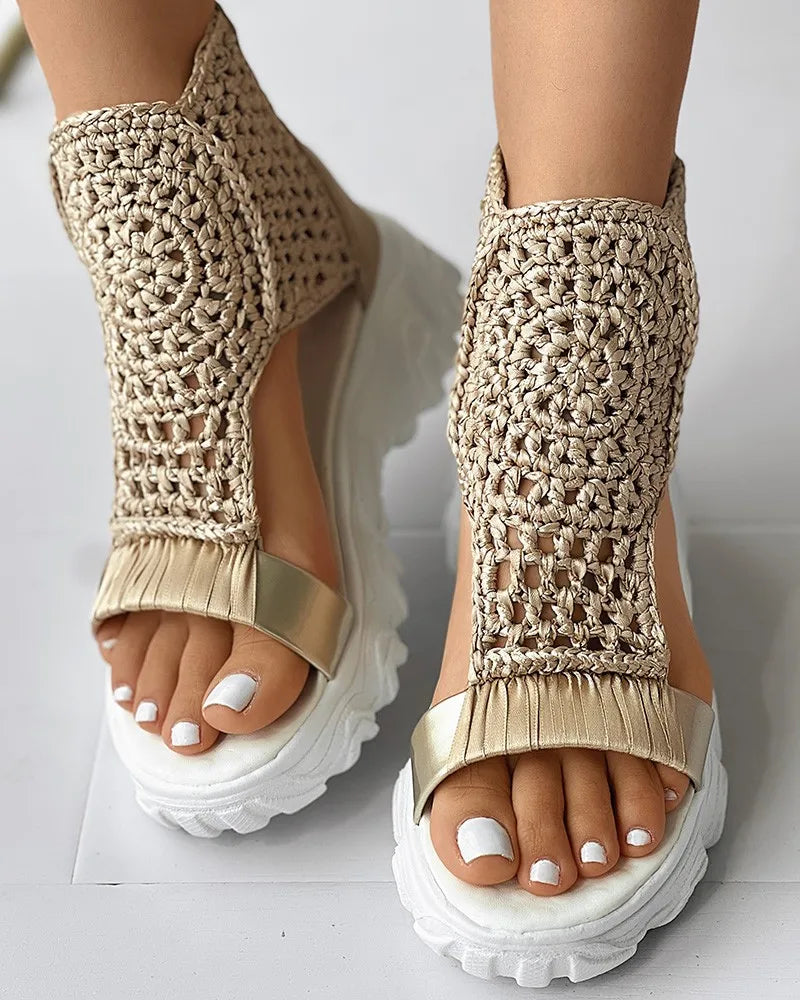 Tatum™ Braided Knit Platform Sandals
