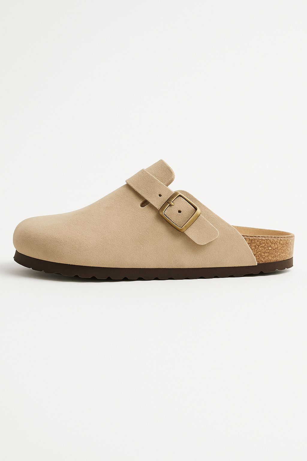 Rhona™ Suede Cork Footbed Clogs