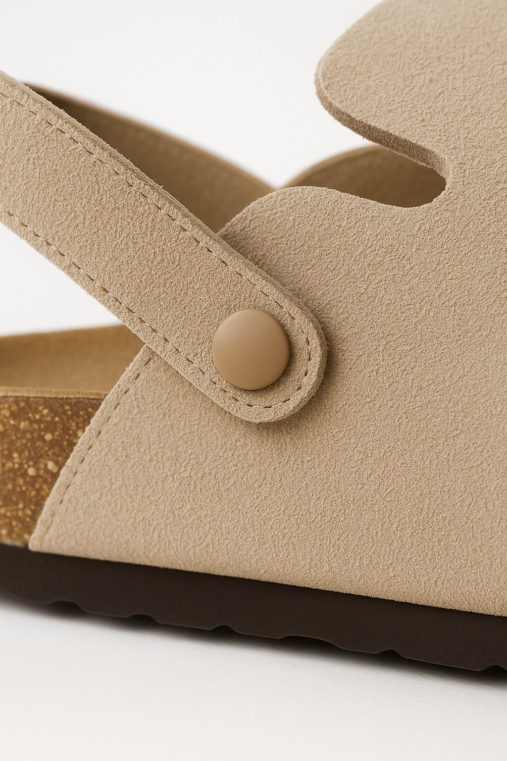 Rhona™ Suede Cork Footbed Clogs