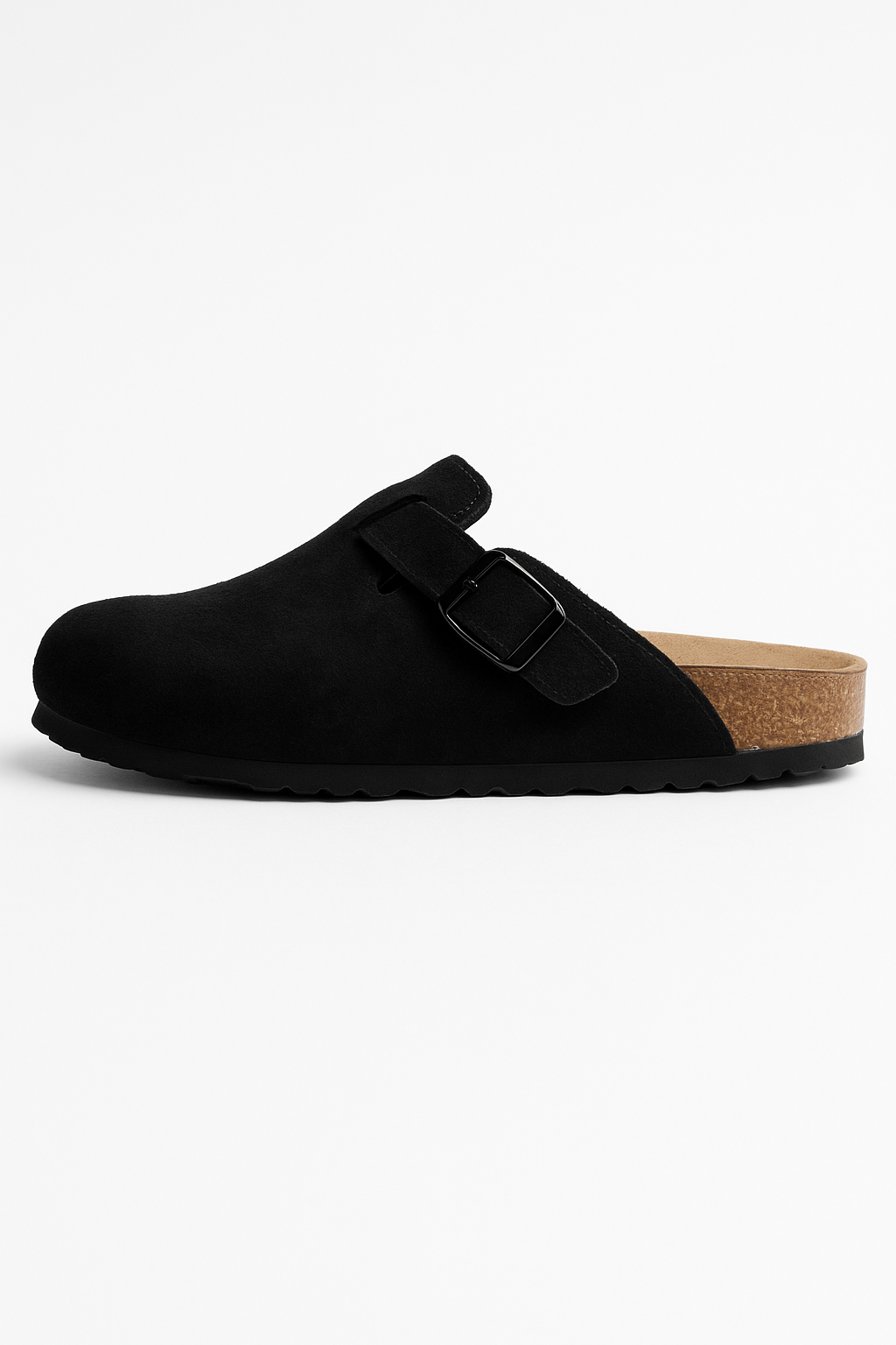 Rhona™ Suede Cork Footbed Clogs