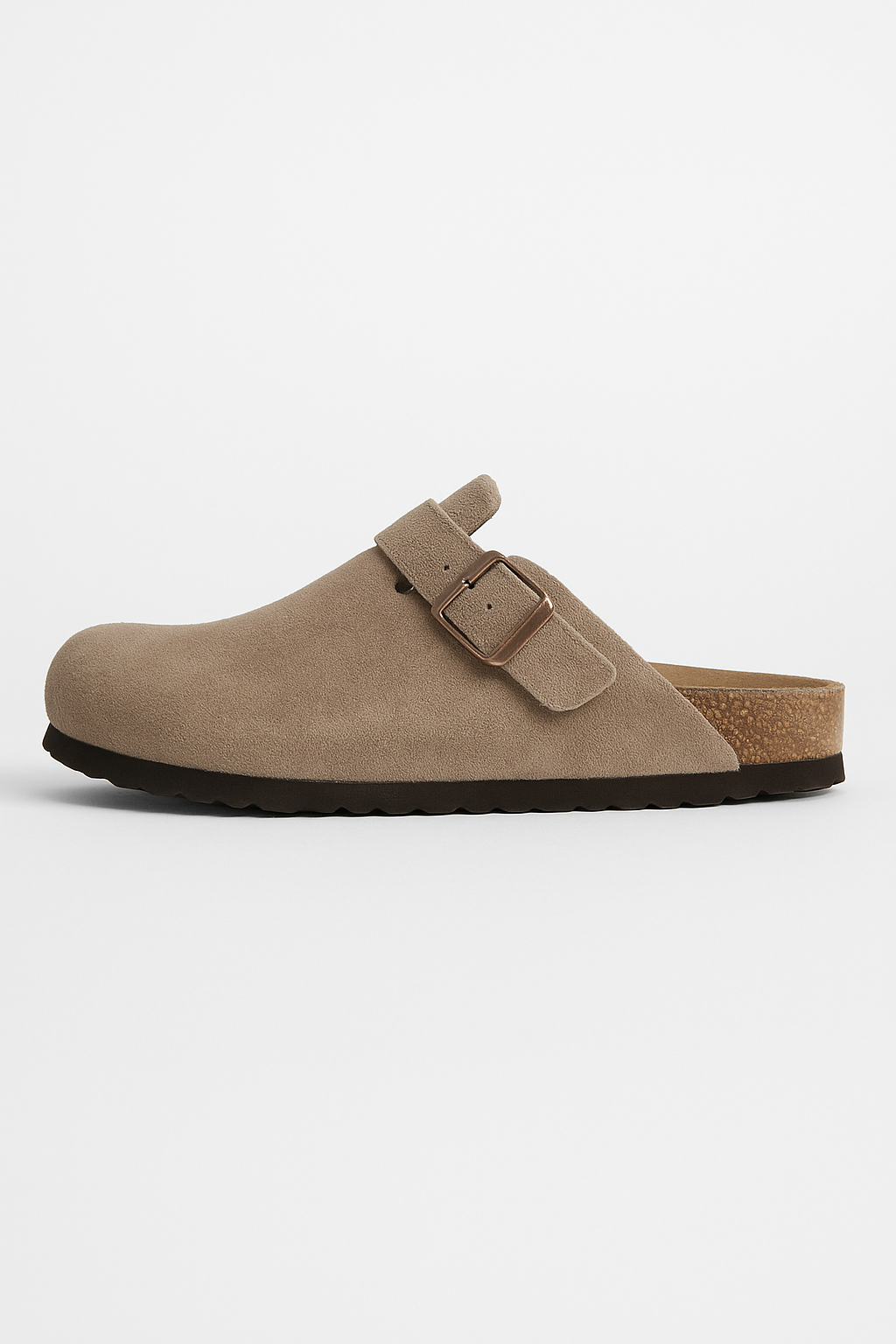 Rhona™ Suede Cork Footbed Clogs