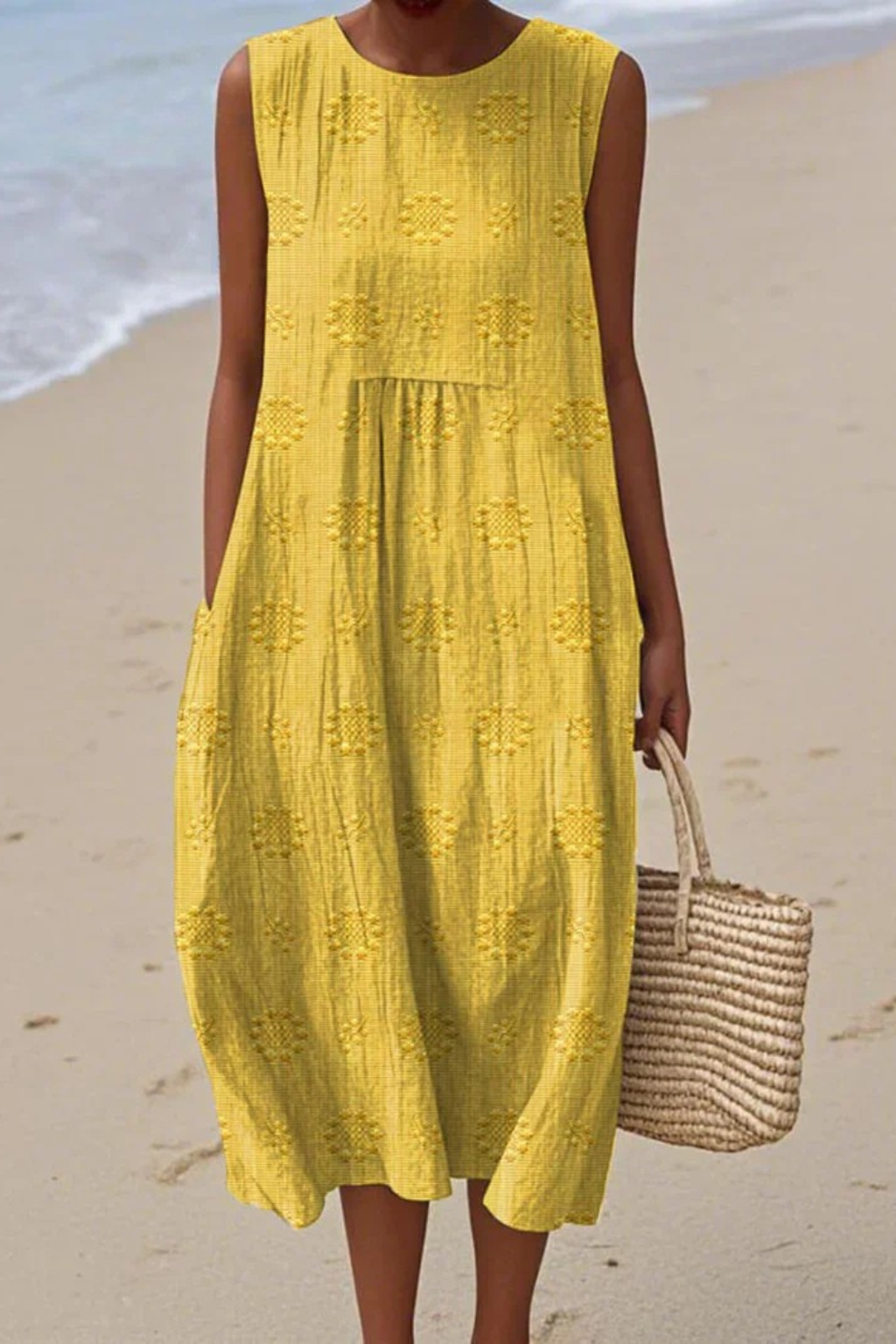 Athena™ Embroidered Sleeveless Dress