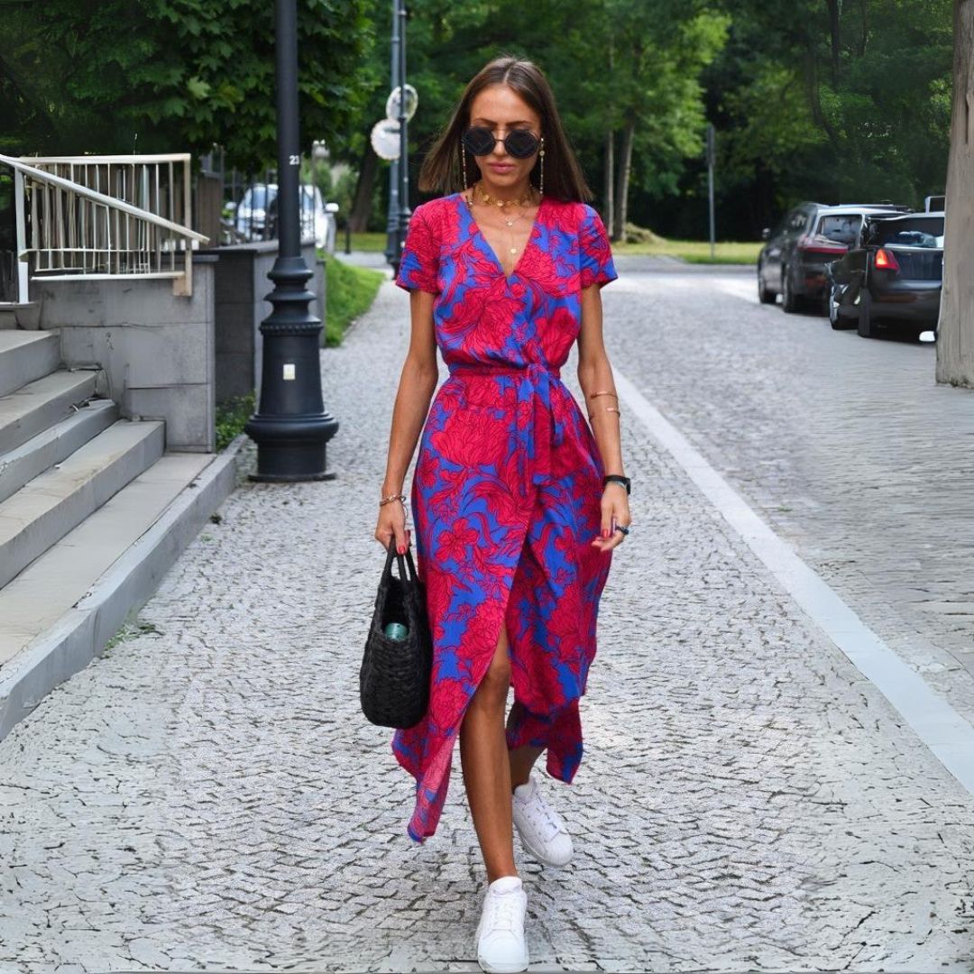 Amity™ V-Neck Floral Dress