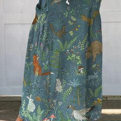 Woodland Animal Print pocket skirt