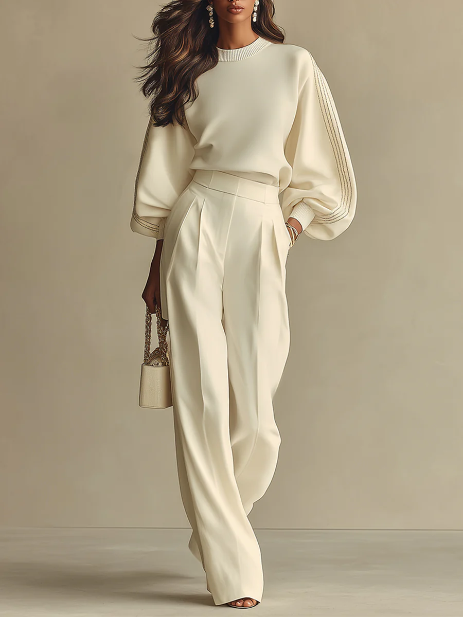 Clovia™ Ribbed Knit Two-Piece Set