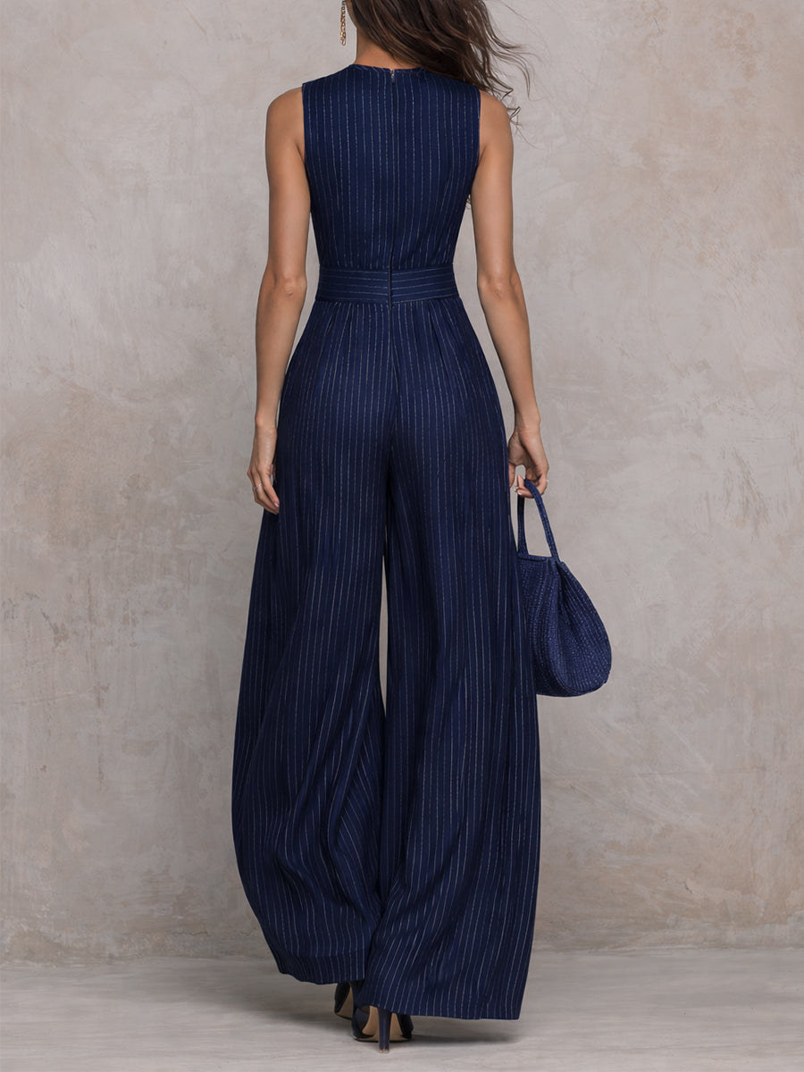 Evanthe™ Striped Wide-Leg Jumpsuit