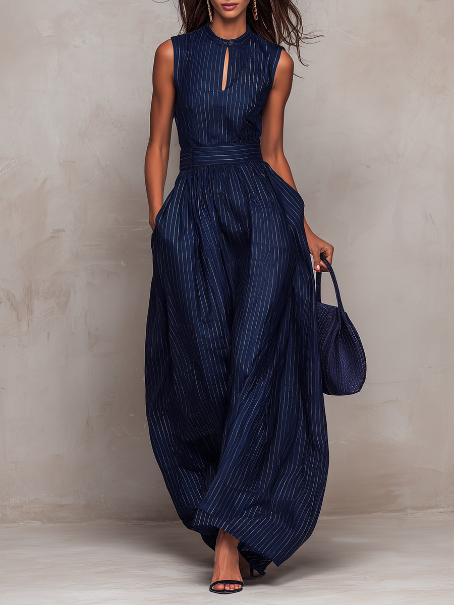 Evanthe™ Striped Wide-Leg Jumpsuit