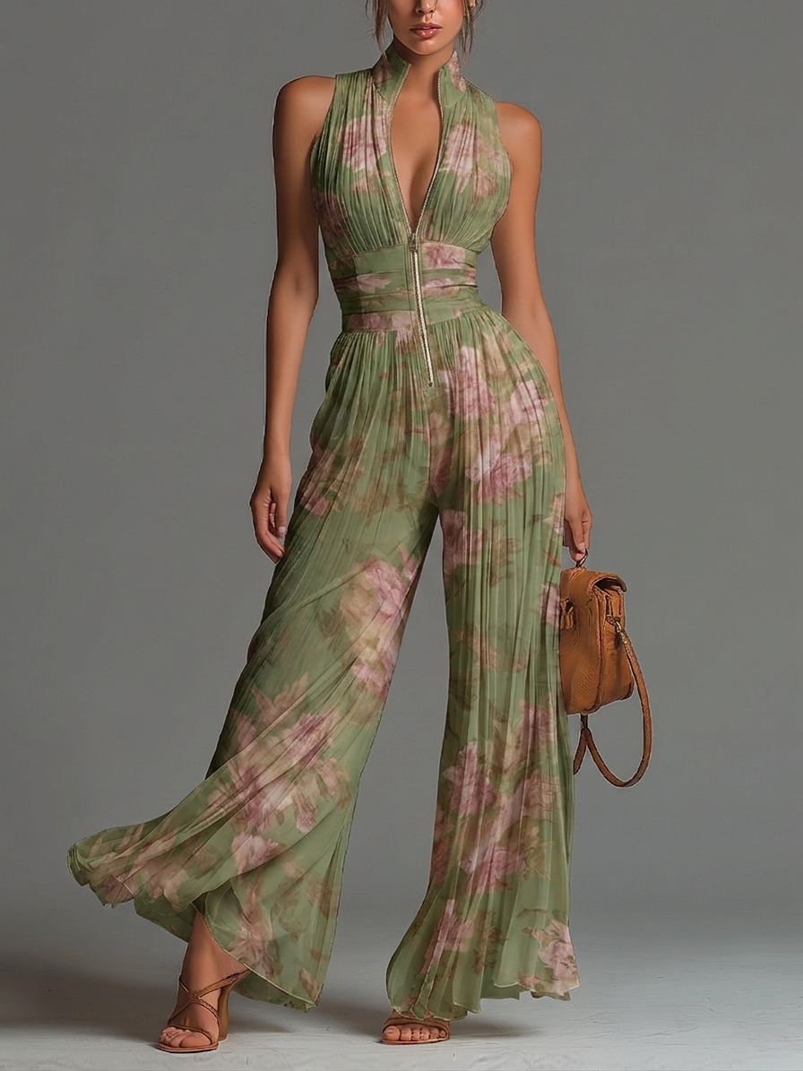 Eulalia™ Floral Wide-Leg Jumpsuit