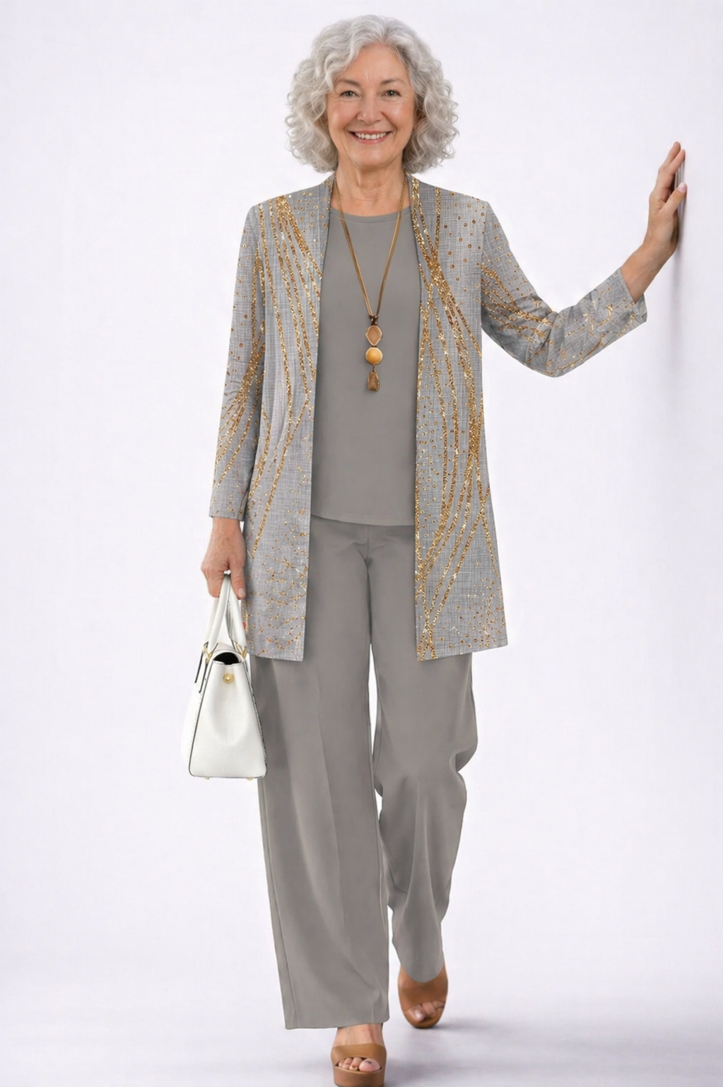 Delwyn™ Marble Print Three-Piece Set