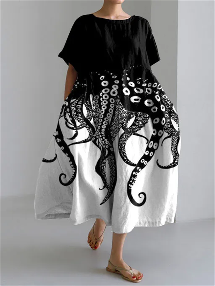 Elsbeth™ Floral Flutter-Sleeve Dress