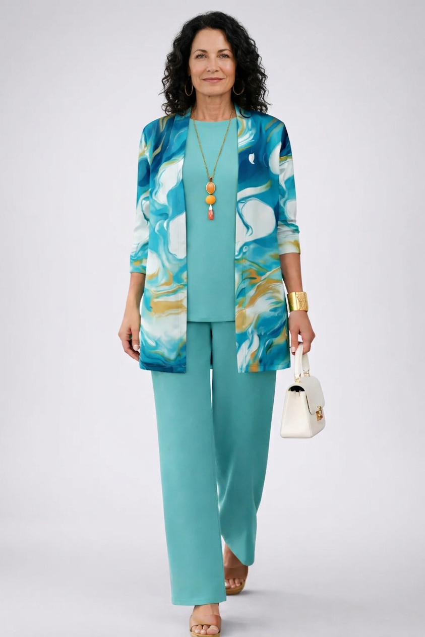 Everild™ Blue Marble Three-Piece Set
