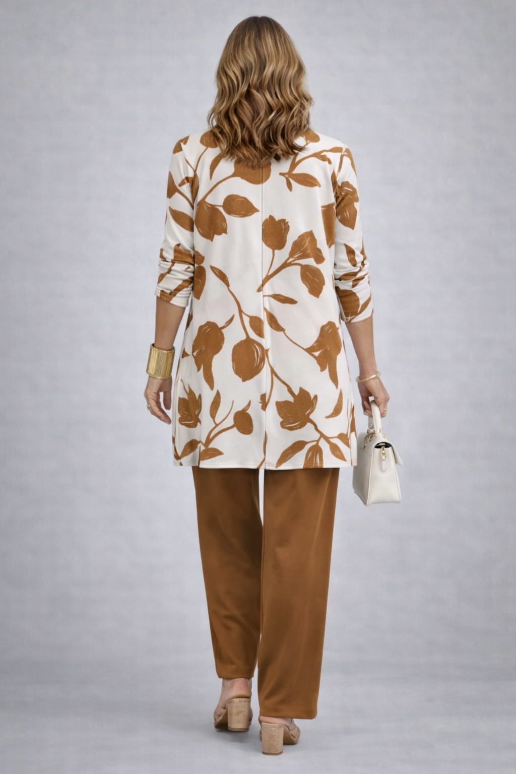 Elowyn™ Floral Cardigan Trouser Set