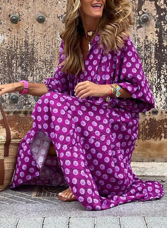 Arletta™ Floral Boho Maxi Dress