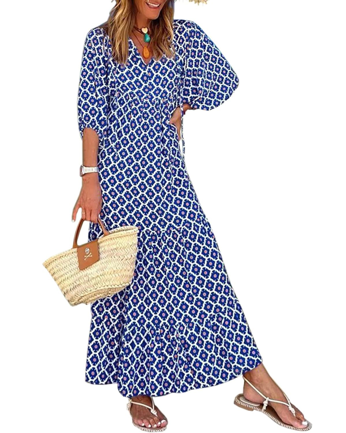 Arletta™ Floral Boho Maxi Dress