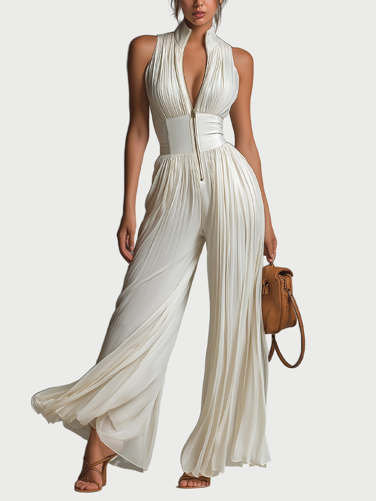 Emeline™ Chiffon Wide-Leg Jumpsuit