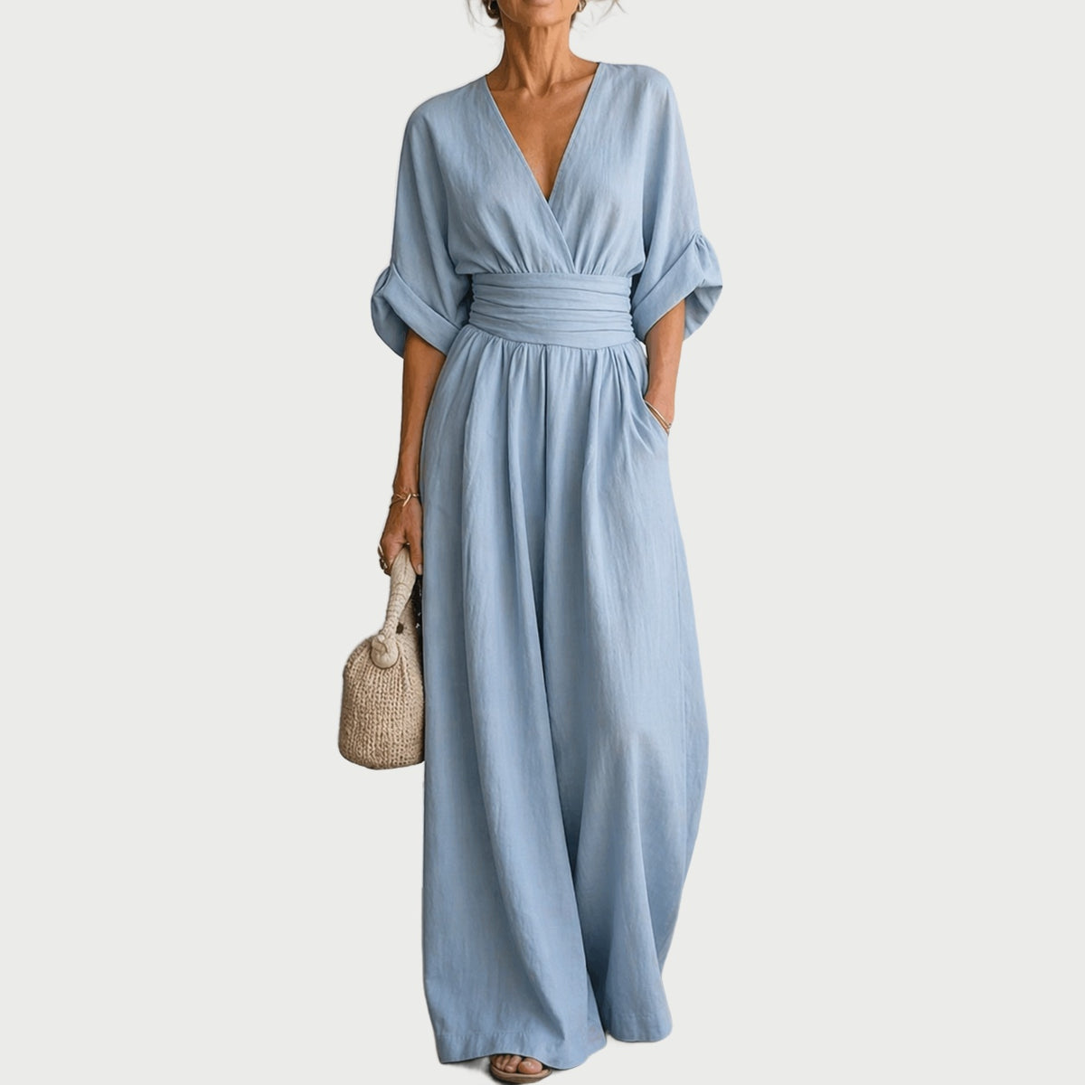 Estella™ Cinched-Waist Jumpsuit