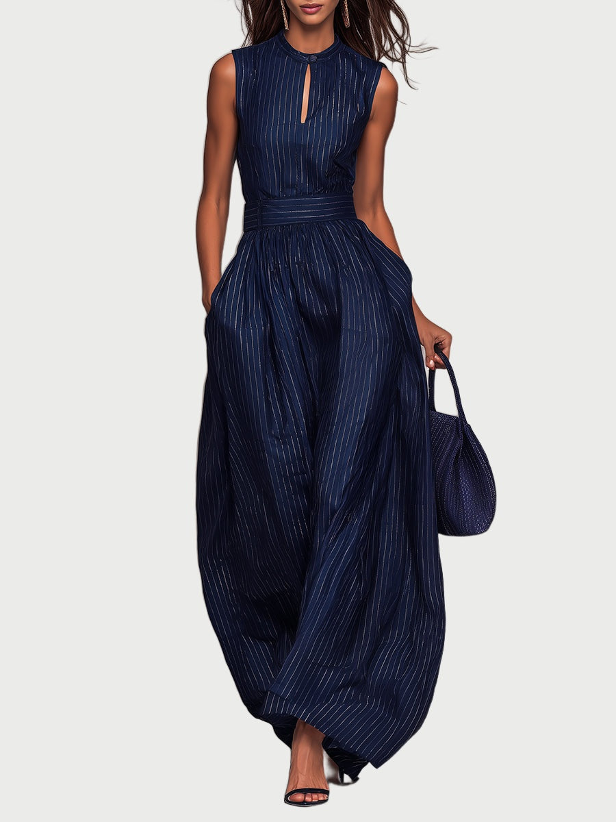 Evanthe™ Striped Wide-Leg Jumpsuit