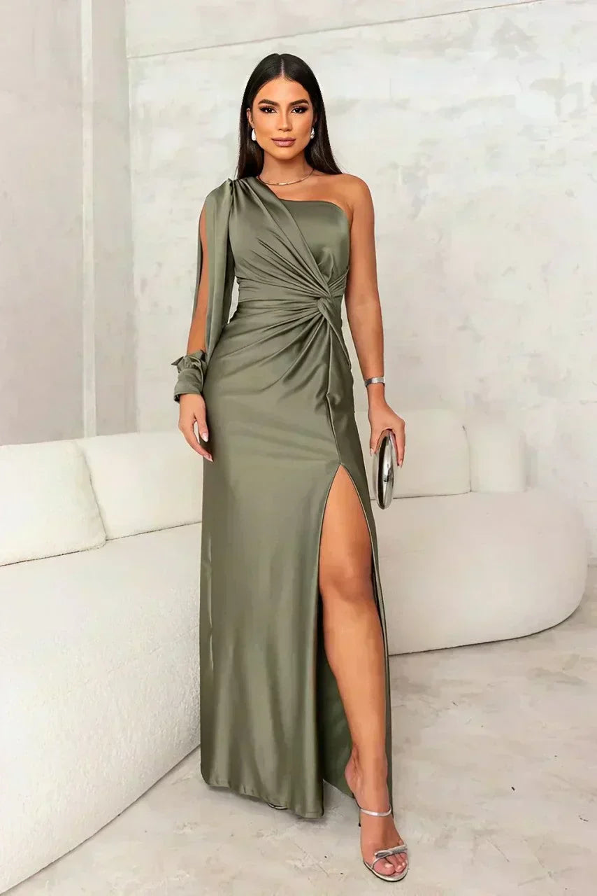 Colette™ One-Shoulder Evening Maxi Dress