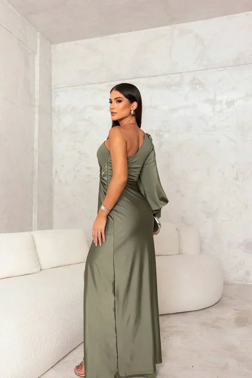 Colette™ One-Shoulder Evening Maxi Dress
