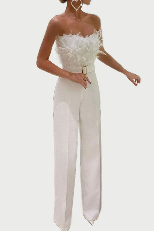 Greta™ Off-Shoulder Slim Jumpsuit