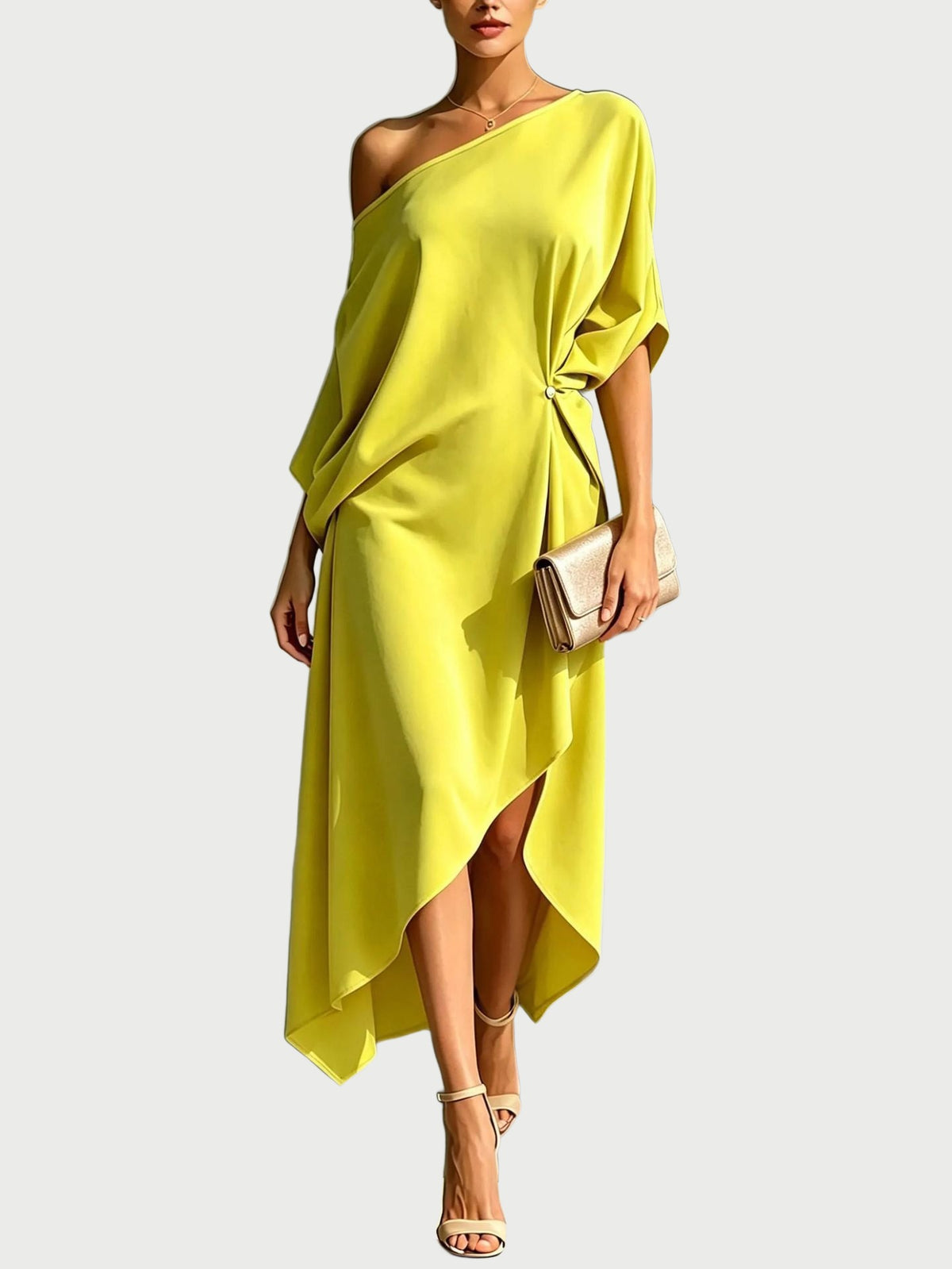 Asymmetric Silhouette Dress