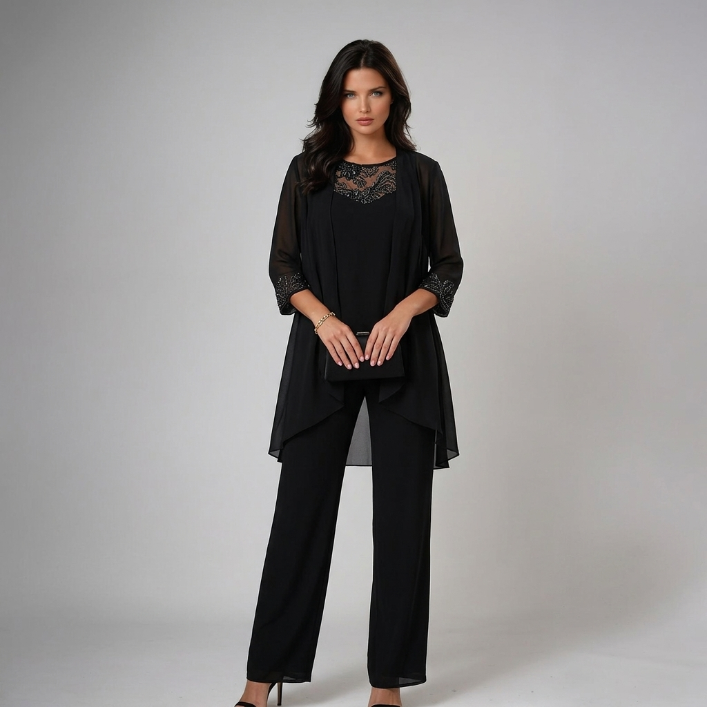 Callidora™ Three-Piece Lace-Trim Set