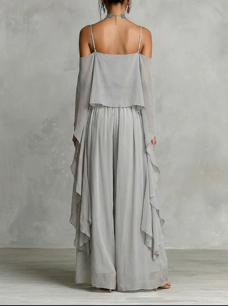 Camelia™ Off-Shoulder Flowy Set