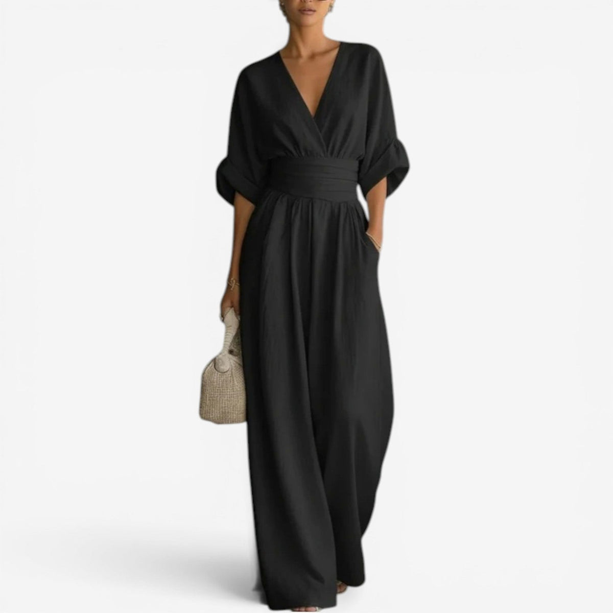 Estella™ Cinched-Waist Jumpsuit