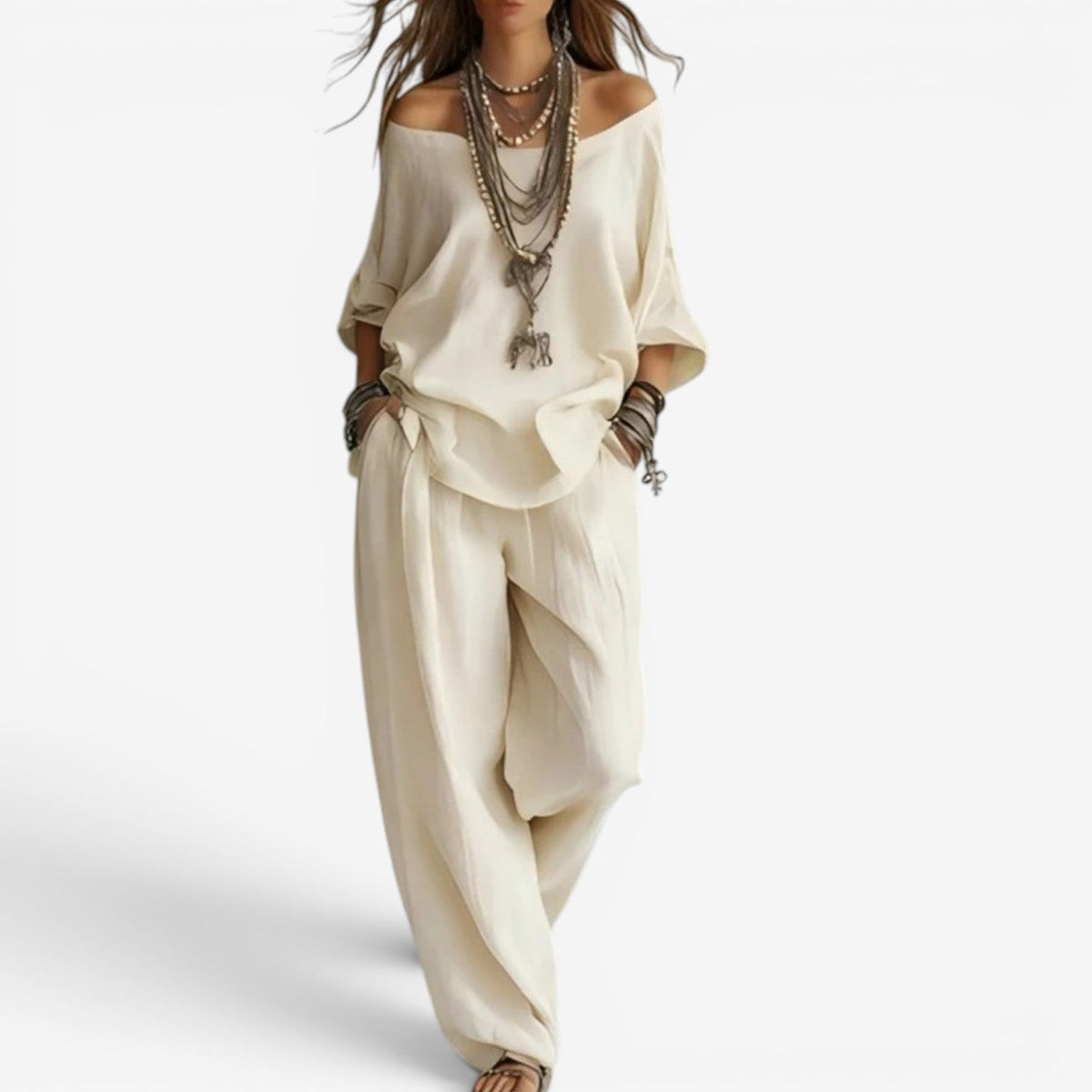 Bettany™ Off-Shoulder Two-Piece Set