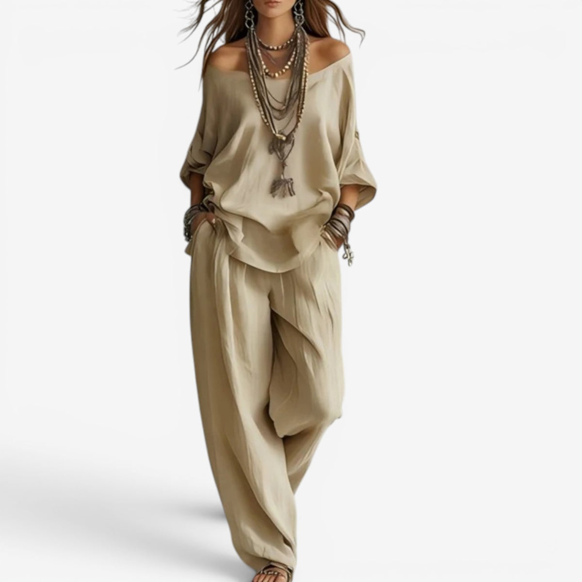 Bettany™ Off-Shoulder Two-Piece Set