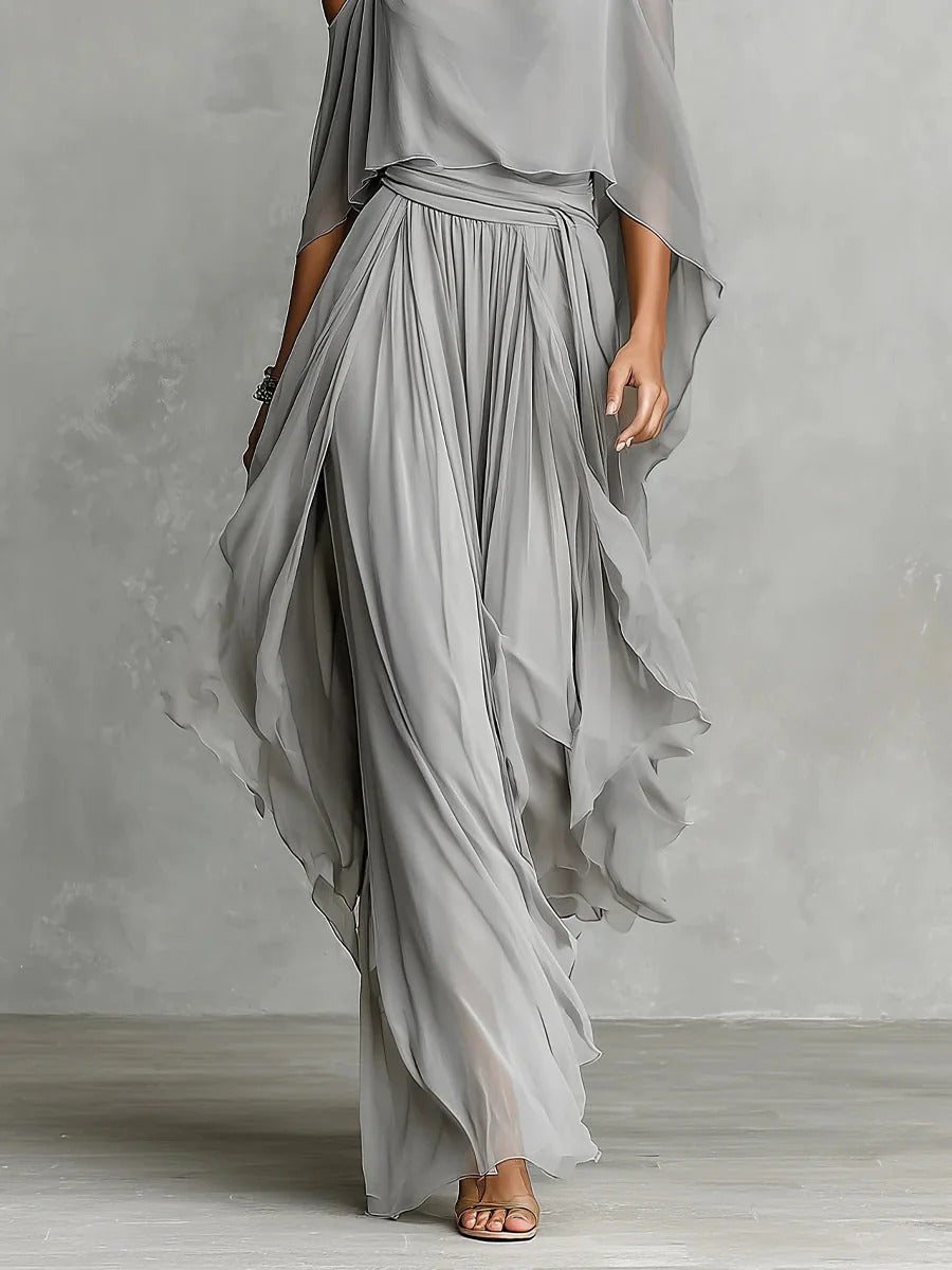 Camelia™ Off-Shoulder Flowy Set
