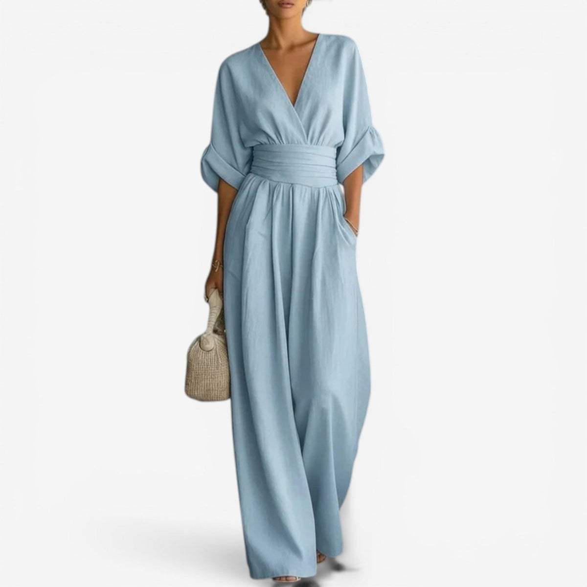 Estella™ Cinched-Waist Jumpsuit